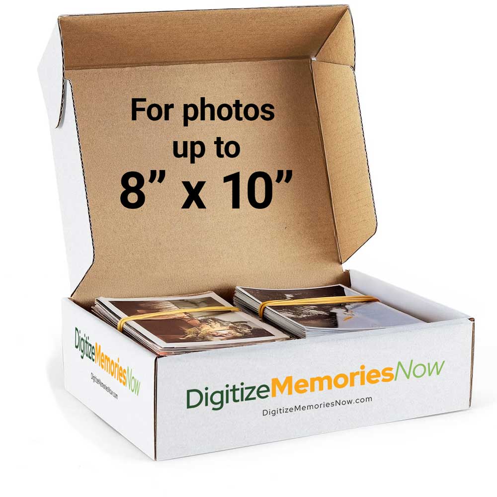 Photo Box for packing photos up to 8 by 10 inches