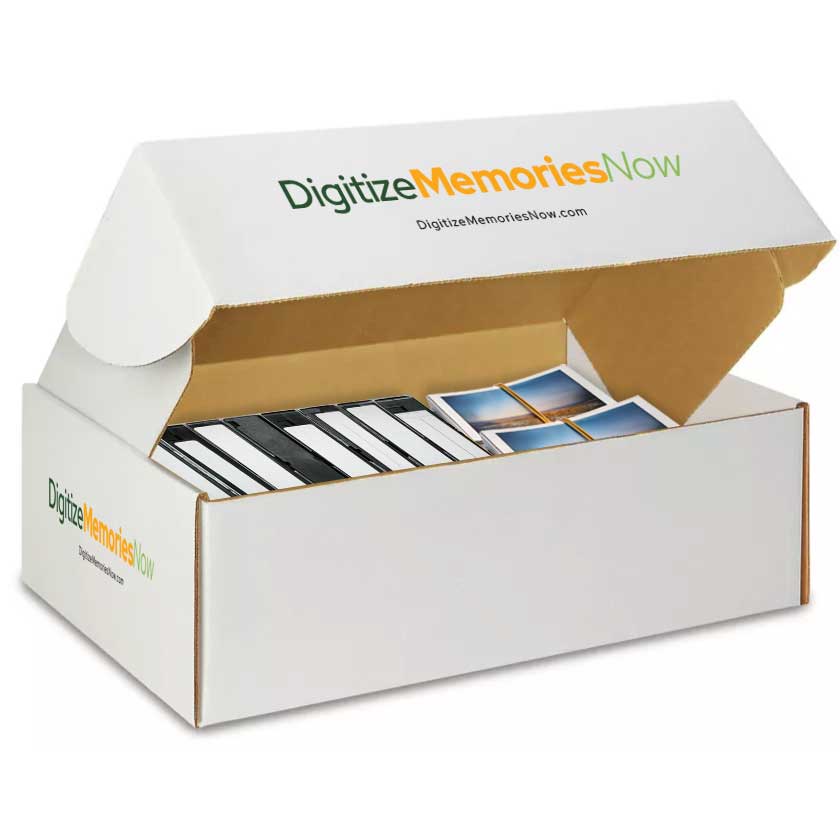 Mixed Media Box for packing photos and video tapes